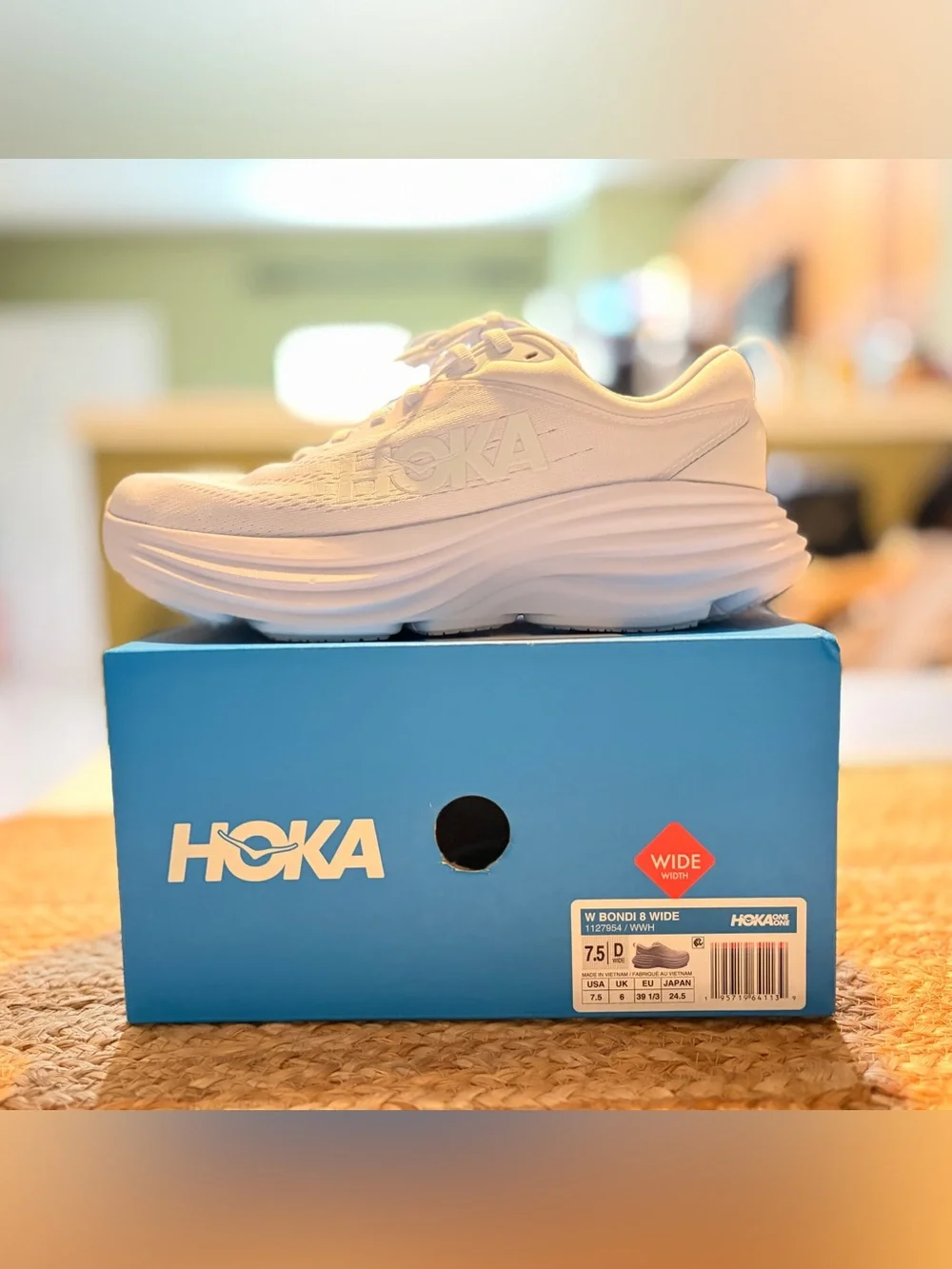 Hoka breathable mesh